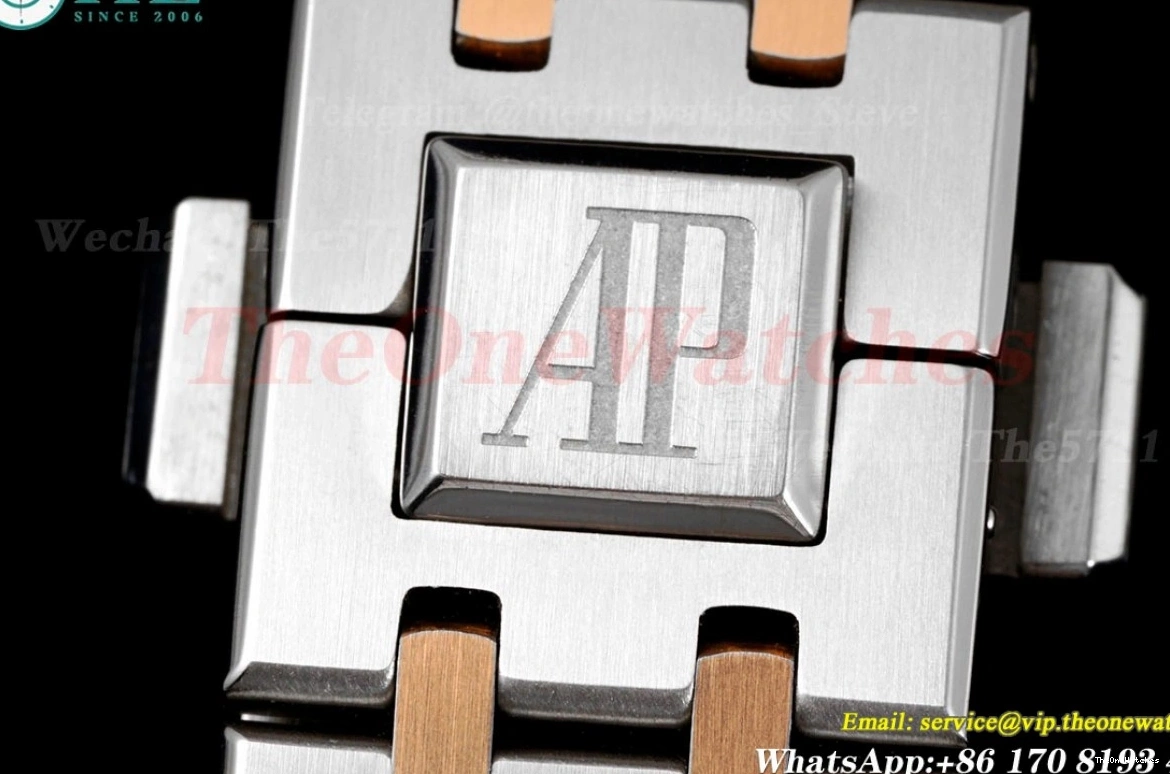 RG white Swiss Ladies 33mm Royal SS  Dial Quartz 8F Oak 0414